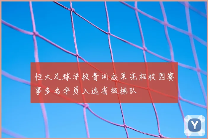 恒大足球学校青训成果亮相校园赛事多名学员入选省级梯队